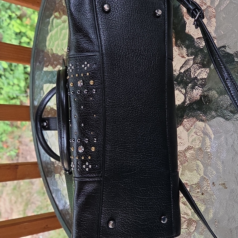 Coach Bandana Rivets Mercer Satchel - Picture 7 of 7